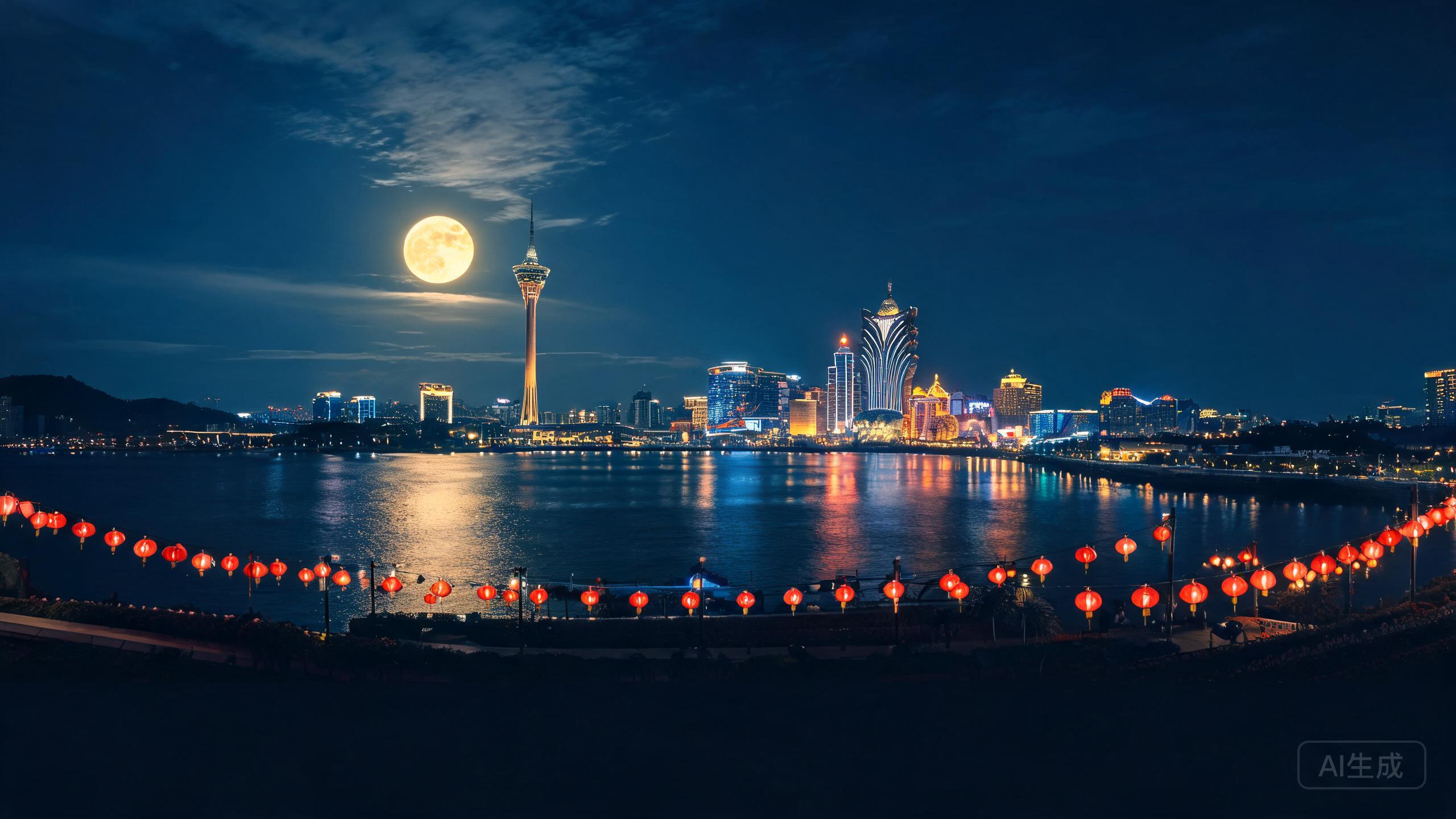 珠海澳门夜色